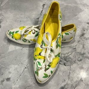 Keds x Kate Spade Lemon Runners! Brand New!